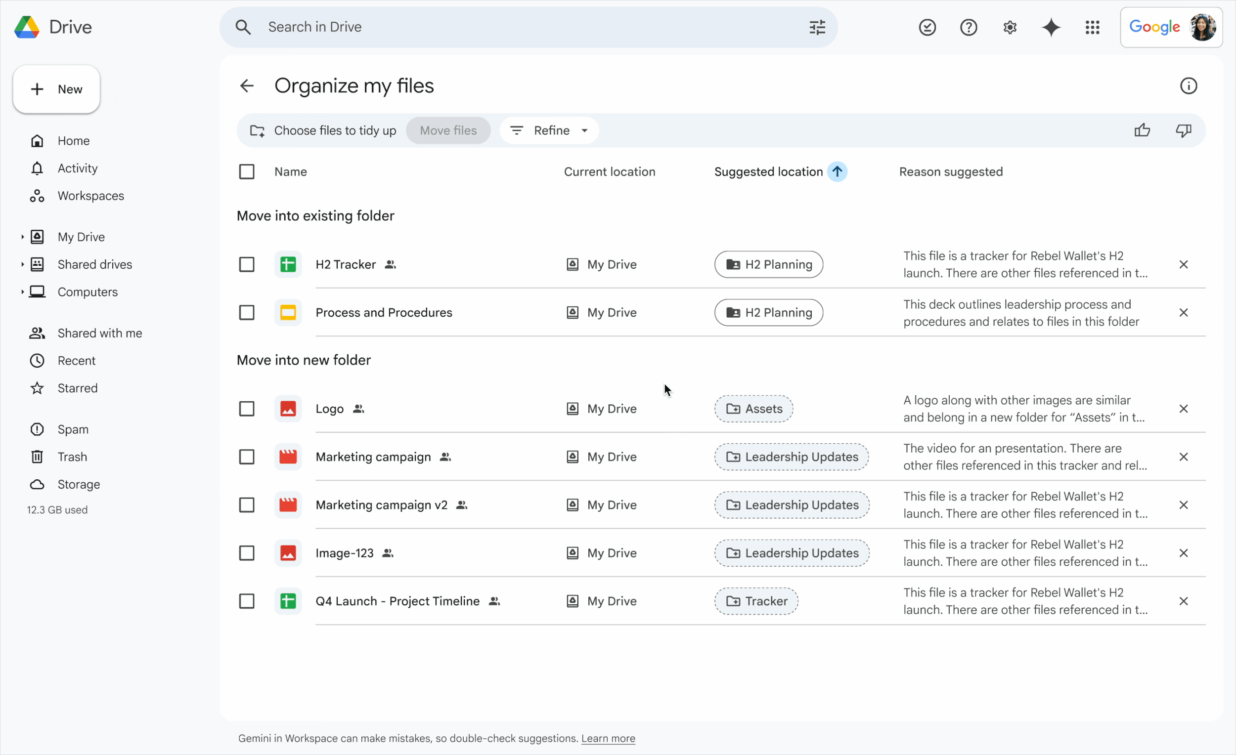 Final design — MVP rename interaction